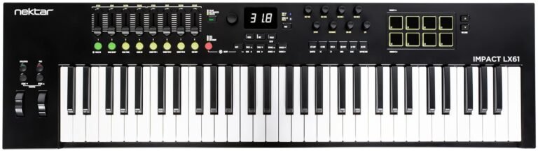 Nektar Impact LX mk3 keyboard for the nektar impact lx mk3 review, product photography, Srutio Social