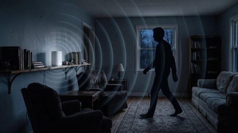Xfinity WiFi Motion router sensing illustration for the Business Audit